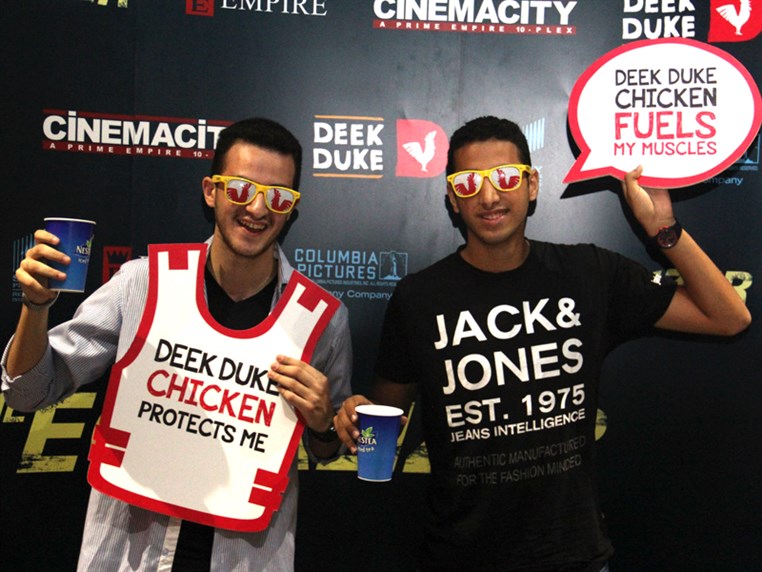 Deek Duke Avant Premiere of The Equalizer